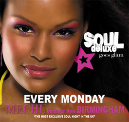 "SOUL DELUXE"EVERY MONDAY